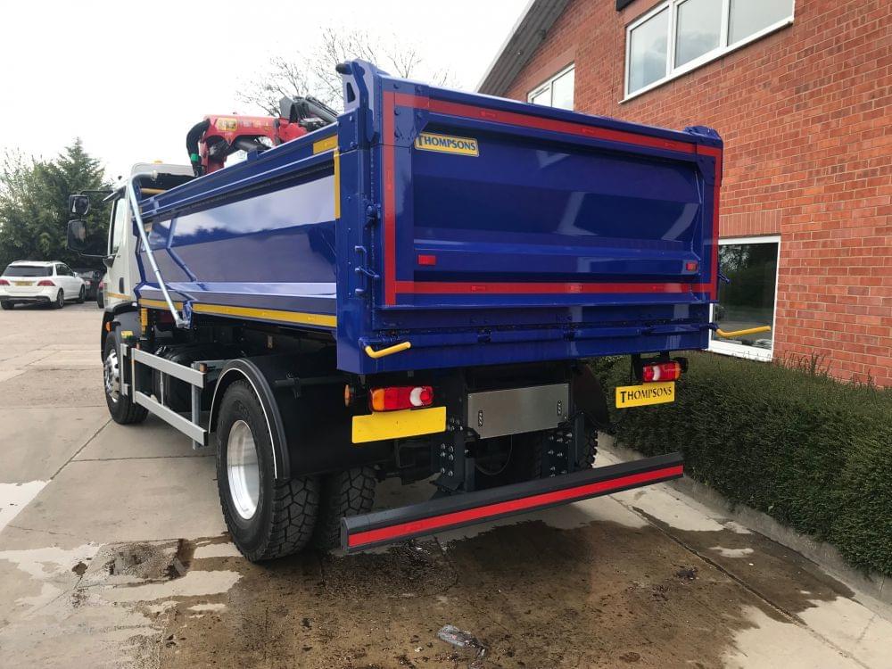 lorry on site grab leicester